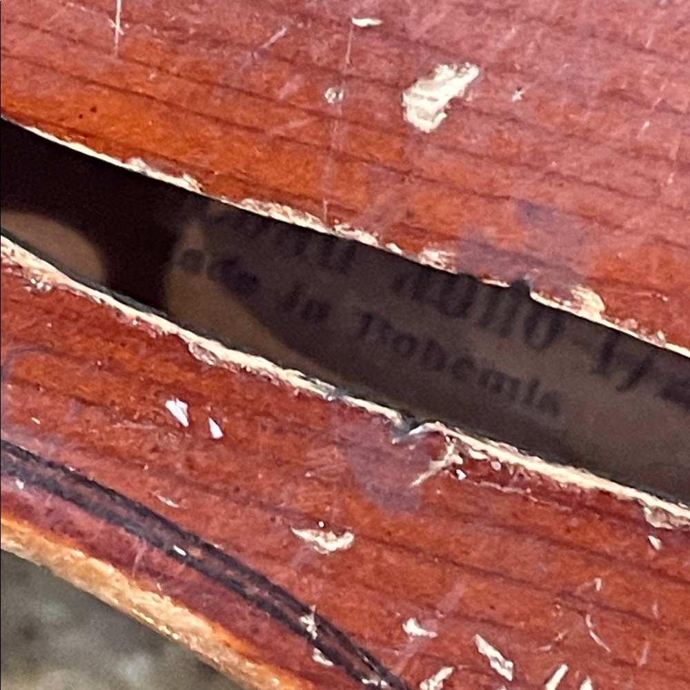 Stradivarius Rustic Brown Violin  ~ Label inside - Picture 10 of 13